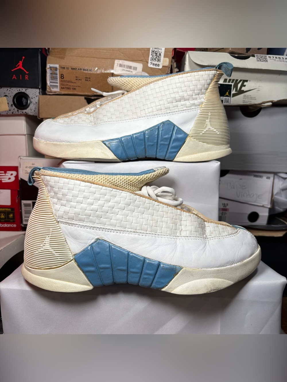 Size 8 - Nike Air Jordan 15 Columbia Retro AJ15 OG 1999 Release 136029-141